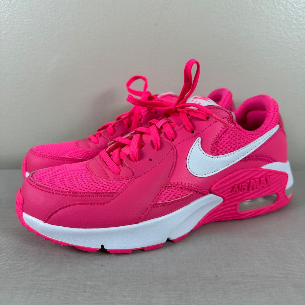 Nike Women's 9 Air Max Excee Hyper Pink White Sneakers Y2K Streetwear